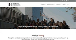 Desktop Screenshot of peaceprojectinc.org